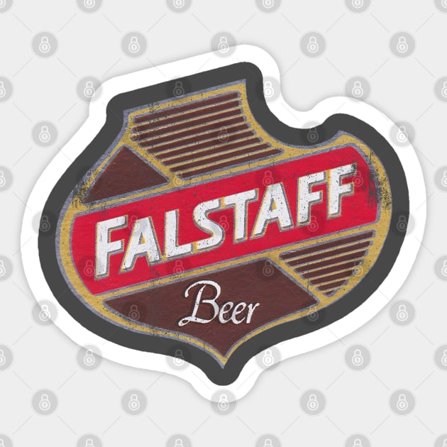 Falstaff Beer - Vintage Beer Sticker by G! Zone